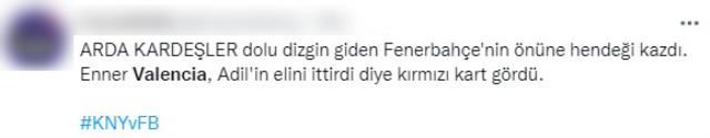 Konyaspor-Fenerbahçe maçının önüne geçen pozisyon! Arda Kardeşler'e tepkilerin haddi hesabı yok