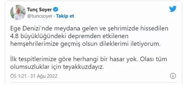 Ege beşik gibi sallandı! Kuşadası açıklarında 15 dakika arayla 4.7 ve 5.1 büyüklüklerinde deprem oldu Ege beşik gibi sallandı! Kuşadası açıklarında 15 dakika arayla 4.7 ve 5.1 büyüklüklerinde deprem oldu