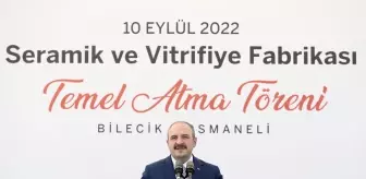 Sanayi ve Teknoloji Bakanı Varank, Bilecik'te temel atma töreninde konuştu Açıklaması