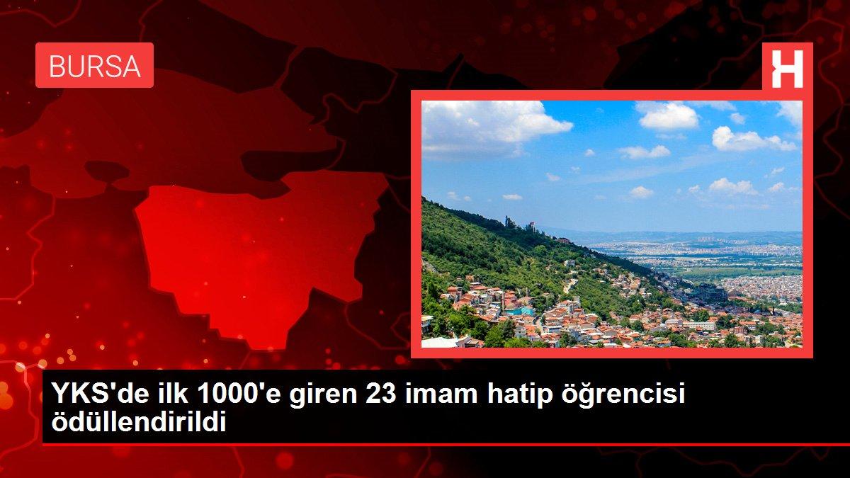YKS'de ilk 1000'e giren 23 imam hatip öğrencisi ödüllendirildi