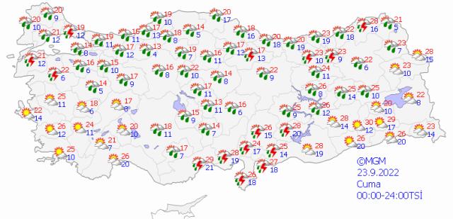 Bugün hava nasıl olacak? Sıcaklıklar düşüyor, yağmur geliyor
