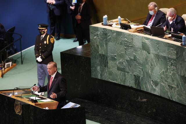 Cumhurbaşkanı Erdoğan, BM'ye seslendi: PKK ve türevlerine karşı kayıtsız kalmamız beklenemez Cumhurbaşkanı Erdoğan, BM'ye seslendi: PKK ve türevlerine karşı kayıtsız kalmamız beklenemez