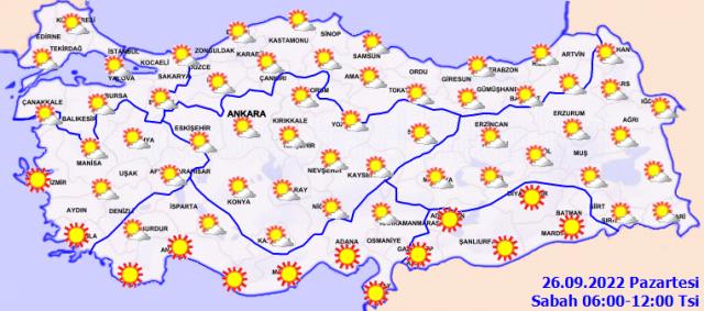 Türkiye güneşli havanın tadını çıkartacak! İşte günlük hava durumu raporu
