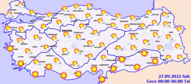 Türkiye güneşli havanın tadını çıkartacak! İşte günlük hava durumu raporu