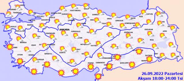 Türkiye güneşli havanın tadını çıkartacak! İşte günlük hava durumu raporu