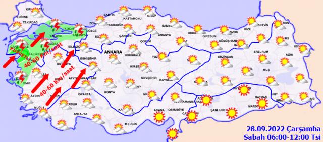 Meteoroloji saat vererek uyardı: Akşam sağanak gelebilir