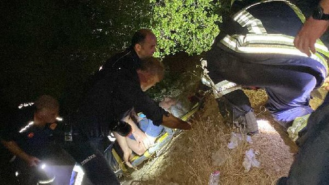 Alkollü şahıs 50 metrelik uçuruma düştü! Ekipler seferber oldu