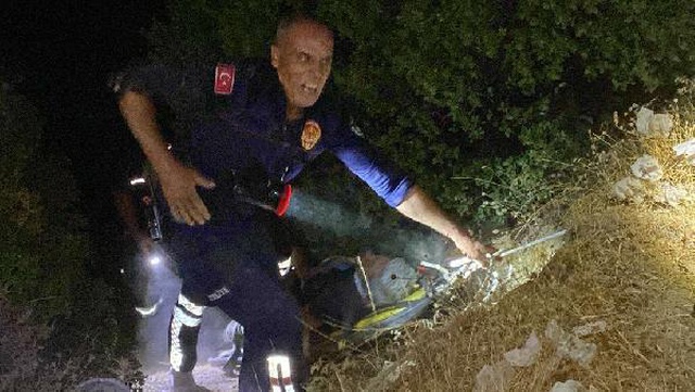 Alkollü şahıs 50 metrelik uçuruma düştü! Ekipler seferber oldu