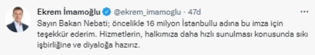 Bakan Nebati, İBB Başkanı İmamoğlu'nun 'metro' paylaşımına cevap verdi