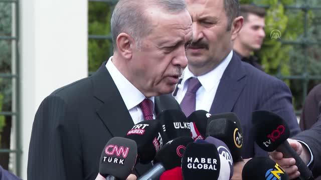Cumhurbaşkanı Erdoğan, cuma namazı sonrası soruları yanıtladı Açıklaması