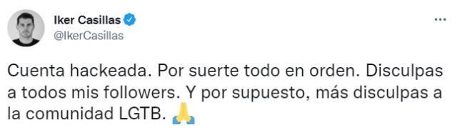 Hesabından eşcinsellik paylaşımı yapılan Iker Casillas her şeye açıklık getirdi: Özür dilerim