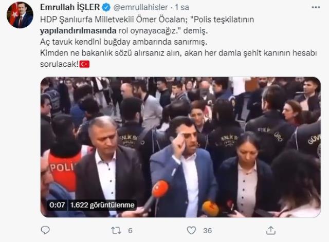 HDP'li milletvekili Ömer Öcalan, olaylı yürüyüş sonrası polis teşkilatını hedef alarak konuştu: Yapılandırılmasında rol oynayacağız