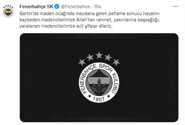 Bartın'da vefat eden madencilerimiz anısına tüm müsabakalarda saygı duruşunda bulunulacak