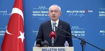 Kılıçdaroğlu muhtarlarla bir araya geldi