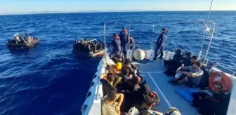 Muğla haberi | Datça'da 64 göçmen kurtarıldı