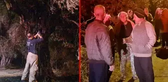 İzmir Tire'deki köylerde çıkan esrarengiz yangınlar sonucu nöbet tutan köy halkı ve ekiplerin çabası sonuç verdi: 1 şüpheli yakalandı