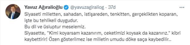 CHP'li ismin sözlerine İYİ Partili Ağıralioğlu'ndan tepki: Ceketimizi koysak da kazanırız kibri kaybettirir