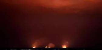 Eber gölünde yangınların ardı arkası kesilmiyor