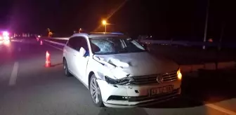 Yolun karşısına geçerken otomobilin çarptığı kadın hayatını kaybetti