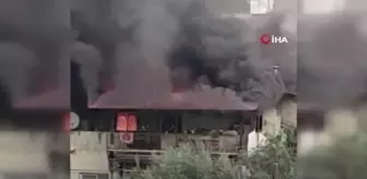 Kozan'da çıkan ev yangını mahallede panik yaşattı