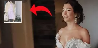 Oyuncu Aybüke Pusat soğuğu umursamadı! Kabanının önünü açarak transparan elbisesiyle poz verdi