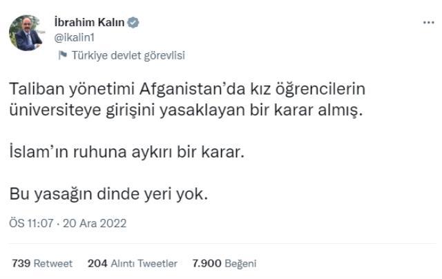 Taliban kadınlara üniversite eğitimini yasakladı! Karara Türkiye'den sert tepki geldi