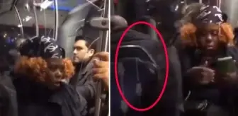 Afrikalı kadın, metrobüsü karıştırdı! Yan koltuğunun boş olma sebebini duyan diğer yolcular tepki gösterdi