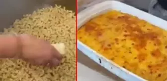 Kadının misafirlerine makarna yapış şekli olay yarattı! Tepkiler çığ gibi