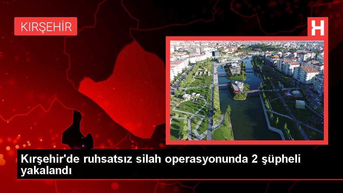 Kırşehir'de ruhsatsız silah operasyonunda 2 şüpheli yakalandı
