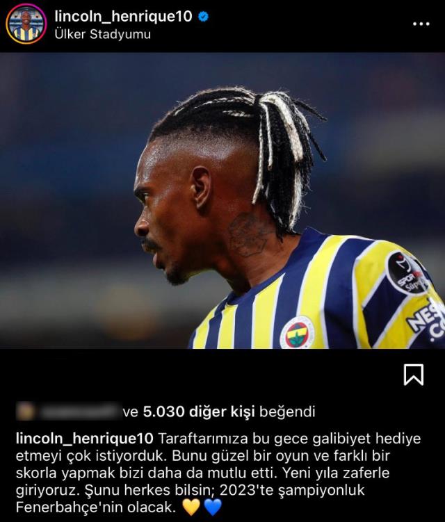 Fenerbahçeli yıldızın paylaşımı taraftarı kendinden geçirdi! 2023 için çok net konuştu