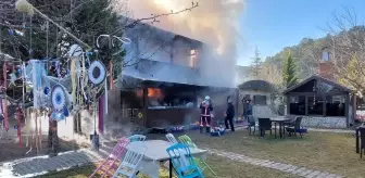 Kızılcahamam'da restoranda çıkan yangında işletmeci hayatını kaybetti