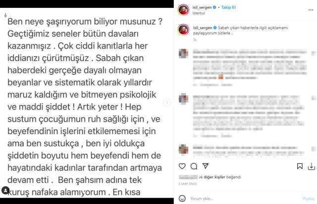 Burak Sergen nafakanın düşürülmesi için dava açtı, eski eşi ateş püskürdü: Şiddetin boyutu arttı