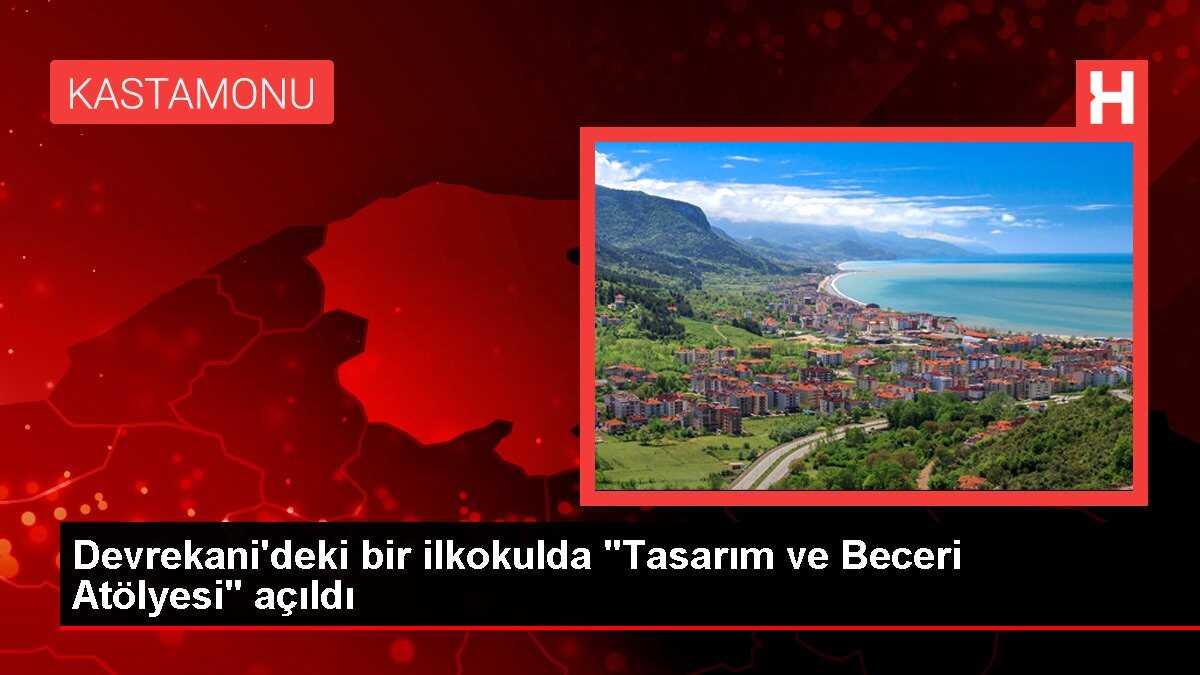 Devrekani'deki bir ilkokulda 'Tasarım ve Beceri Atölyesi' açıldı