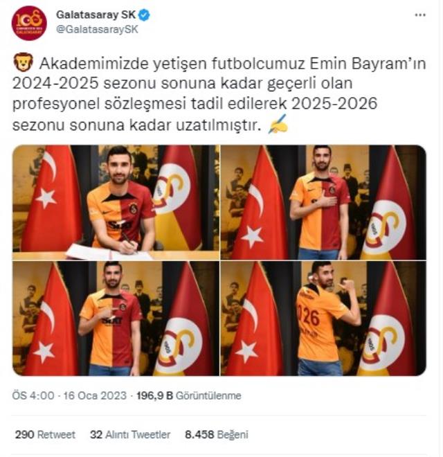 Galatasaray iç transferde bombayı patlattı! Okan Buruk'un prensi sözleşmeyi imzaladı