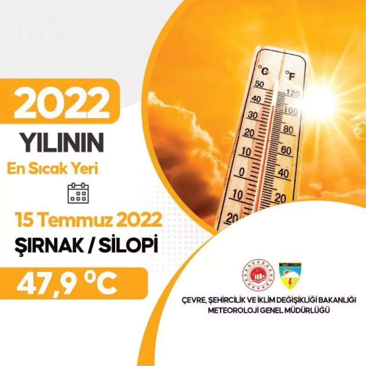 Meteoroloji 2022 nin aşırı değerlerini açıkladı Son Dakika