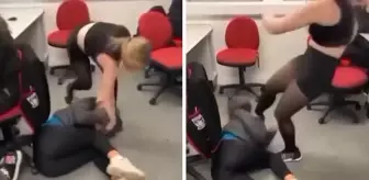 Akran zorbalığı ülkede infial yarattı! Kız öğrencinin başka öğrenciyi feci şekilde dövdüğü anlar kamerada