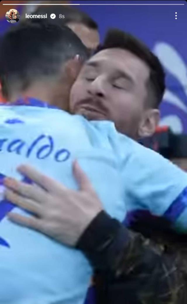 Tarihi maç sonrası Messi'den tüm futbolseverleri duygulandıran Ronaldo paylaşımı