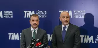 TCMB Başkanı Kavcıoğlu ihracatçılarla buluştu