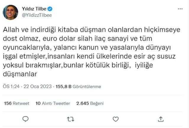 Yıldız Tilbe, Kur'an yakma provokasyonuna kayıtsız kalmadı: Bunlar kötülük birliği