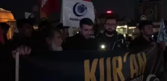 İsveç'te Kur'an-ı Kerim'in yakılması protesto edildi