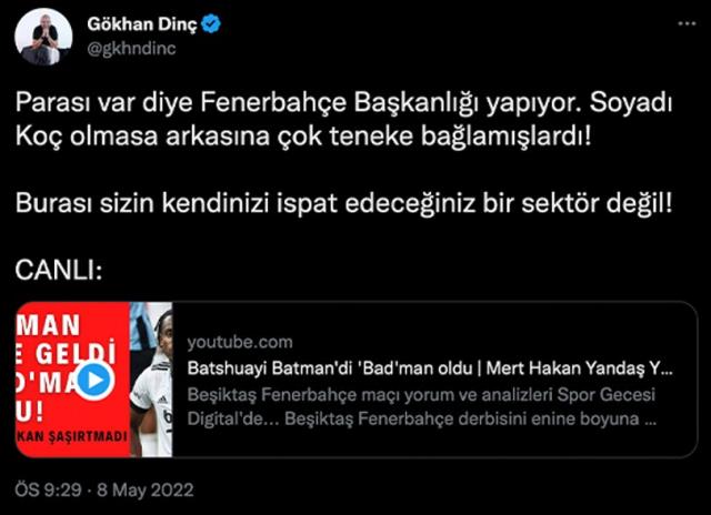 Gazetecilerin paylaşımlarını yayınlayan Fenerbahçe'den TSYD'ye olay cevap: Ciddiye almıyoruz