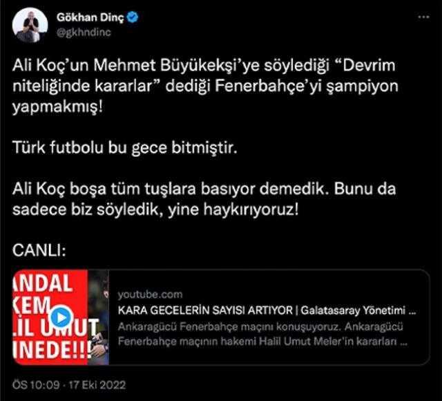 Gazetecilerin paylaşımlarını yayınlayan Fenerbahçe'den TSYD'ye olay cevap: Ciddiye almıyoruz