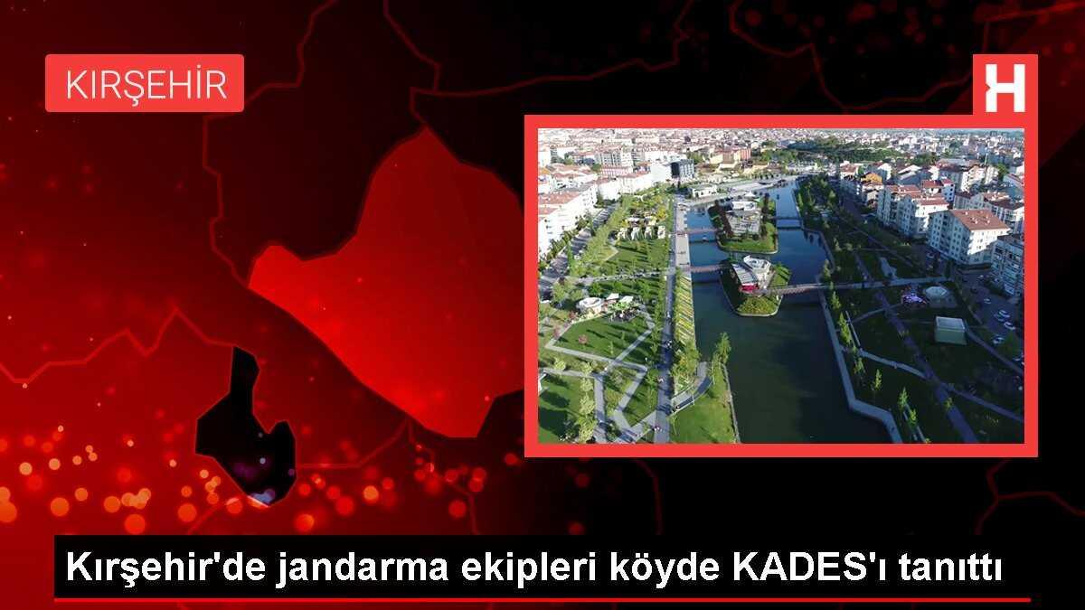 Kırşehir'de jandarma ekipleri köyde KADES'ı tanıttı