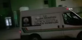 Yangında ölen vatandaşın cenazesi Kozan Devlet Hastanesi morguna getirildi