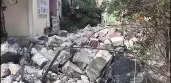 Caminin yıkılan duvarının altında kalan kadın hayatını kaybetti