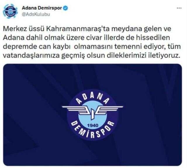 Türkiye'yi deprem vurdu! Spor camiasından peş peşe mesajlar geliyor