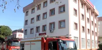 Öğrenci yurdunda yangın paniği