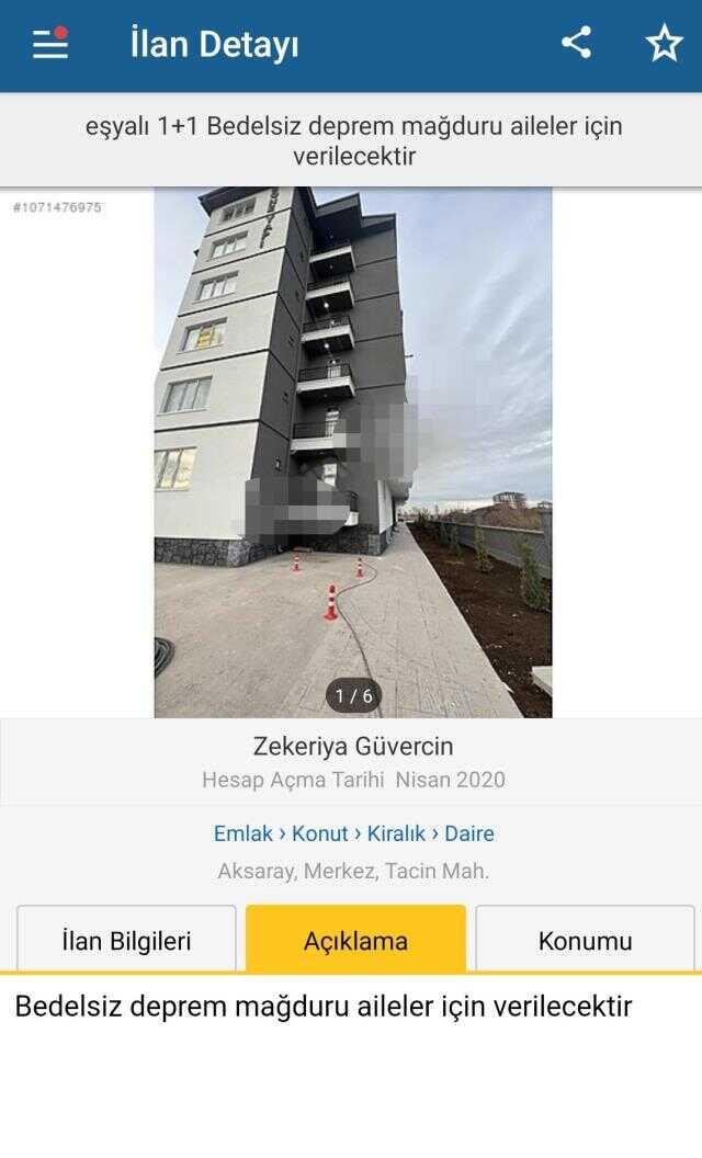 Türkiye kapılarını açtı bekliyor! Kiralık evler depremzedeler için ücretsiz ilana dönüştü