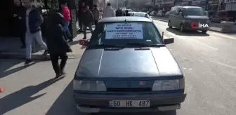 Otomobilini depremzedeler için sattı