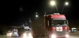 Gürcistan'dan Türkiye'ye 100 tondan fazla insani yardım